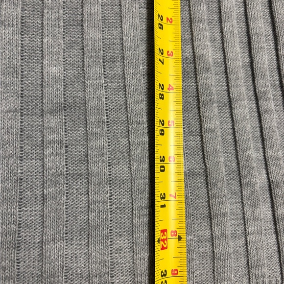 Pretty Little Thing Cozy Ribbed Turtleneck Sweater Dress Gray NWT - Picture 7 of 10